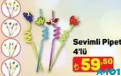 SEVİMLİ PİPET 4'LÜ indirimli fiyat SEVİMLİ PİPET 4'LÜ fiyat ve kampanya bilgisi